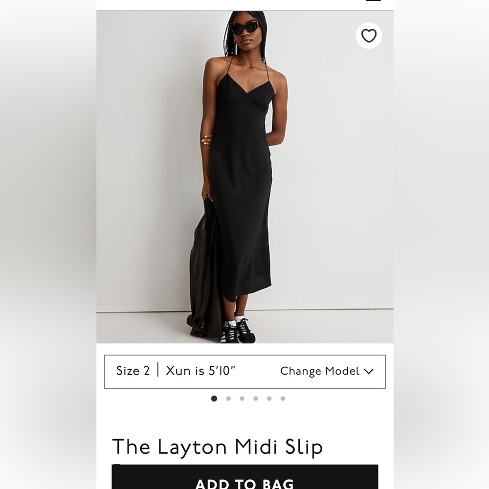 Madwell Layton Midi Slip dress.